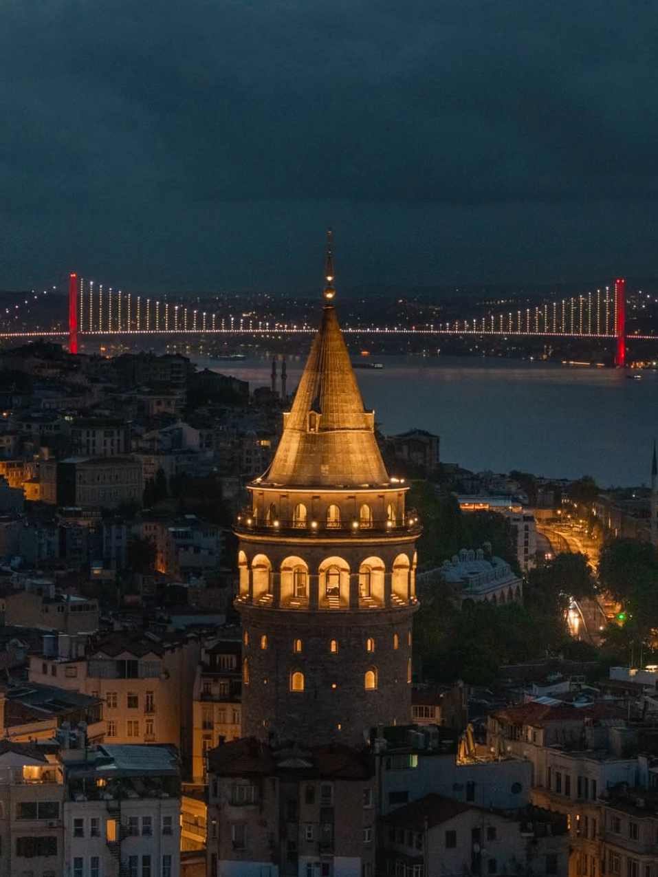 Istanbul at night : A Nighttime Symphony of Lights | Trip.com Istanbul