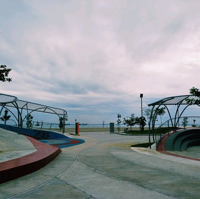 馬來西亞檳城喬治城新地標海濱公園景點:Gurney Bay Park，適合拍照📸打卡親子遊