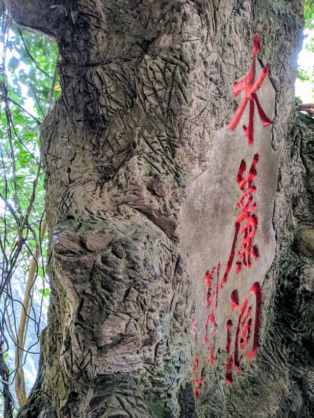孫悟空的花菓山水簾洞原型：黃菓樹大瀑布水簾洞
