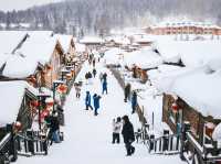 หมู่บ้านหิมะสุดน่ารัก ⛄️🇨🇳