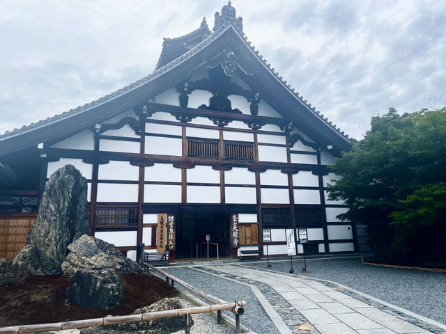 天龍寺｜進門可見👀趣味達摩畫像的禪寺