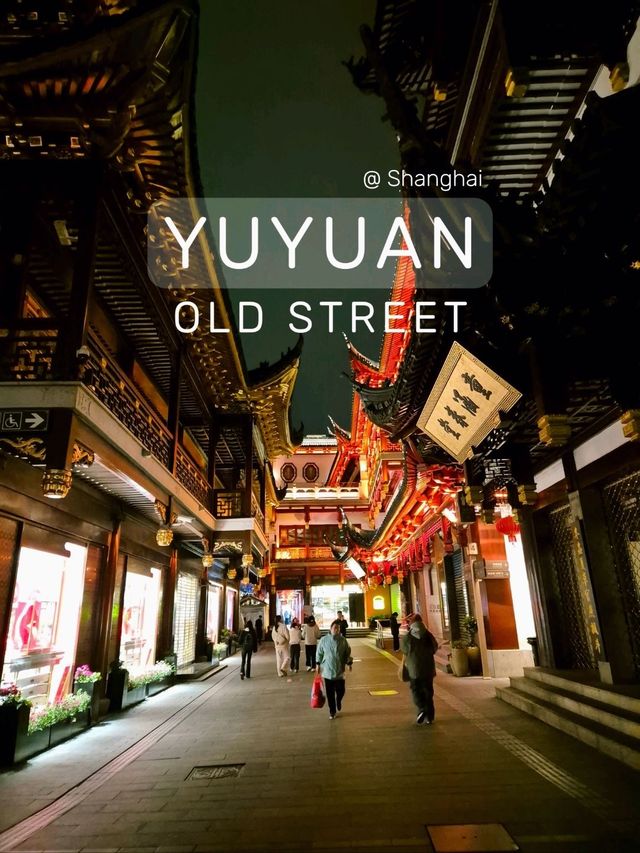 ชมแสงไฟที่ Yuyuan Old Street @ Shanghai