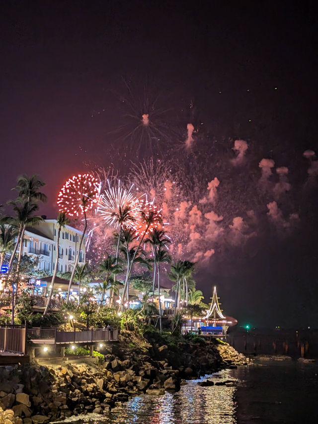 Fireworks at Phu Quoc Sunset