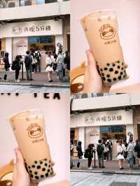 🎏台灣過江龍【再睡5分鐘】🧋開業後第一個平日‼️都排左40分鐘
