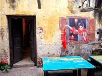 A stroll on the mural art street at the centre of the city, Kwai Zai Hong