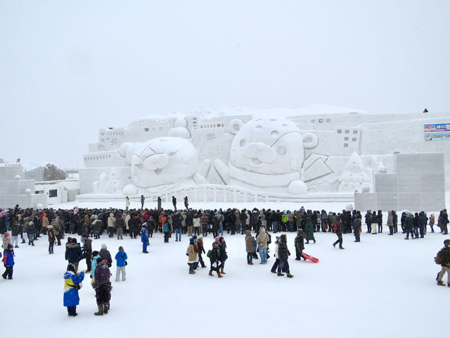🇯🇵 北海道旭川冬祭 真的好大型好壯觀❄️