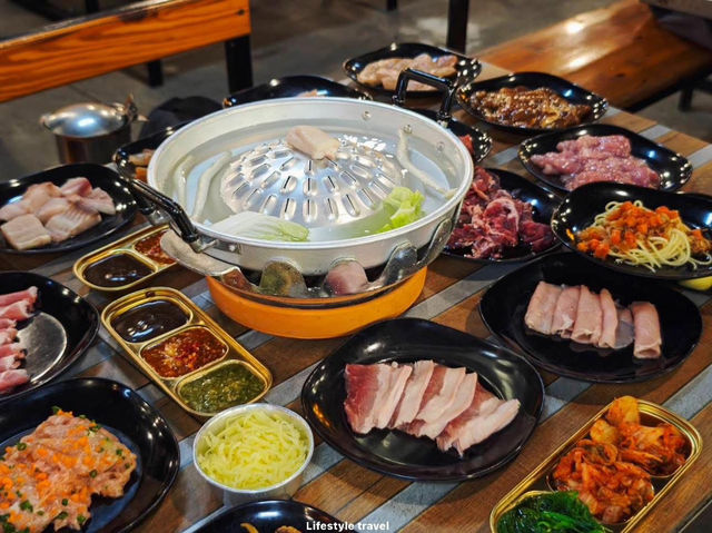 𝙉𝙖𝙢𝙘𝙝𝙤𝙠𝙚𝙢𝙤𝙤𝙠𝙖𝙩𝙖 นำโชคหมูกระทะ นวนคร