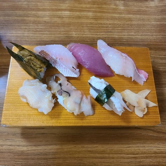 일본 사카이미나토 맛집)이로하스시 - 사카이미나토 100년된 오래된 스시 맛집