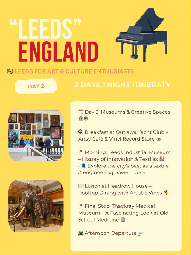 Leeds itinerary ✈️🏛️