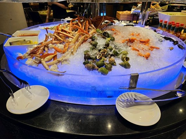 半價的酒店海鮮自助晚餐