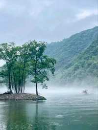 Xijin Ferry: Nature’s Living Scroll in Mist and Water