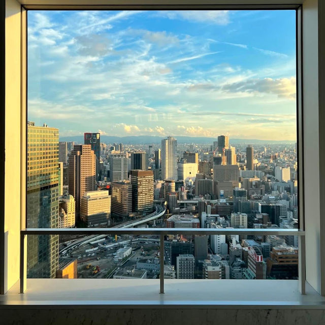 大阪地標之一💕大阪梅田空中庭院
