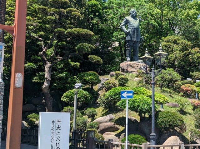 【鹿児島】西郷隆盛の像と愛犬の置物を撮影！