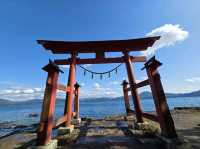 湖の神社⛩️