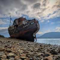 Ghostly Beauty at Caol Beach Shipwreck