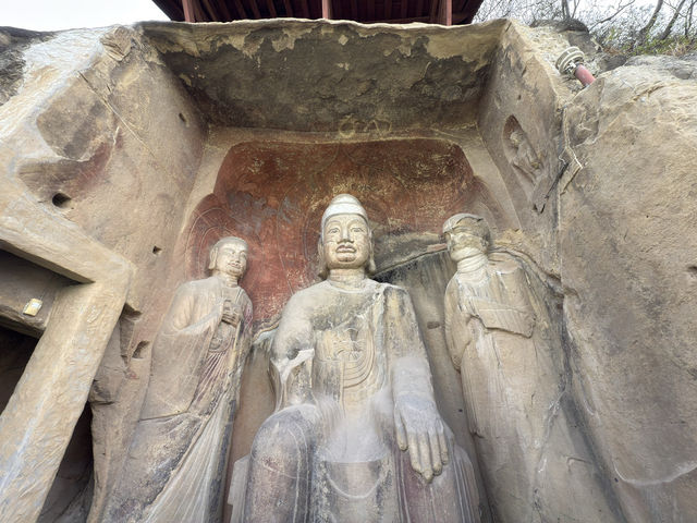 Thousand Buddha Cliff in Guangyuan, Sichuan