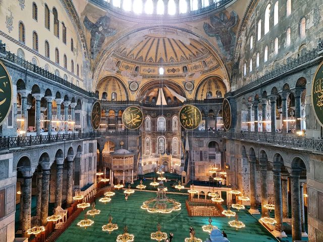 A Landmark is over 1600 year old which dressed as a Church and Mosque
