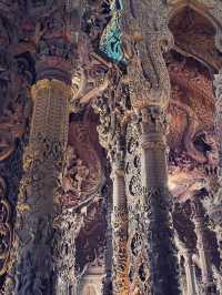 The Sanctuary of Truth in Pattaya, Thailand, is an impressive structure
