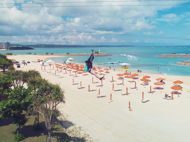 日本でここだけ！海越えジップライン🏖️