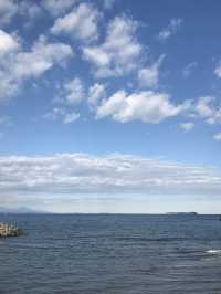 【静岡県　伊東市　一碧湖のゴールデンサンセット】