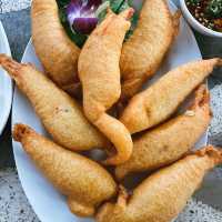 ร้านอาหารบรรยากาศดี ติดริมเขือนสันทราย