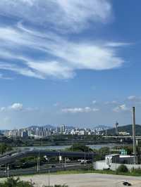 옥상정원의 풍경