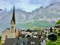 A Quiet Frame of Faith: Evangelische Pfarrkirche from Friedhof Hallstatt