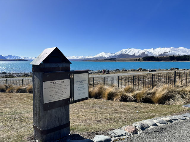 紐西蘭旅遊—🌊 Lake Tekapo Scenic｜藍色湖畔的無邊詩意