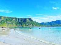 Soaking Up the Beauty of Haukland Beach