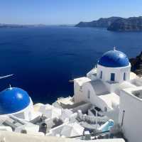 🇬🇷希臘聖托里尼-3 domes viewpoint