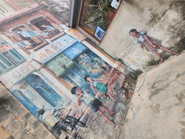 陰天中的童趣壁畫打卡🎨
