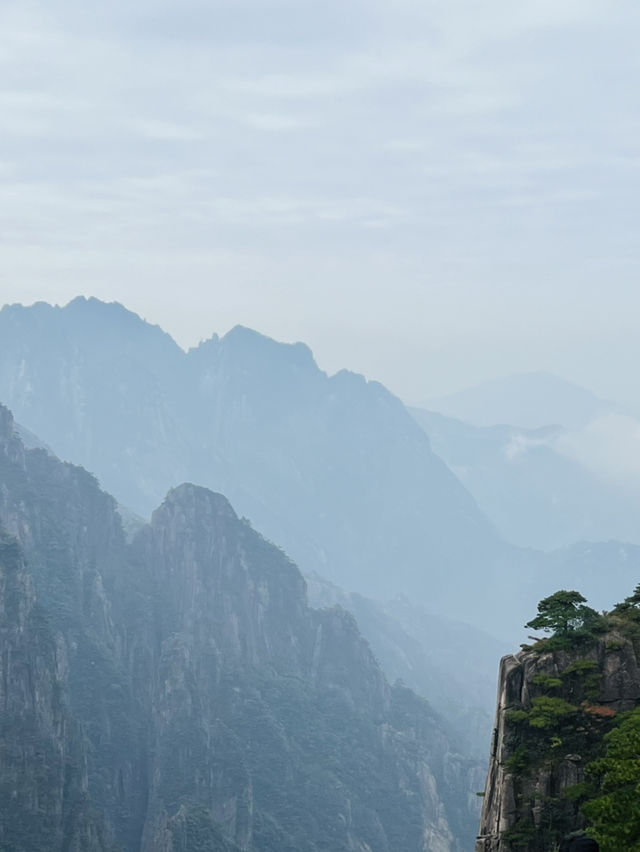 十月份的黃山