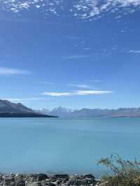 【ニュージーランド・サウスアイランド】青い絶景と美味しいサーモン「Lake Pukaki」🌄🐟