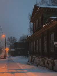 Мышкин: вечерняя метель и купеческие холмы 