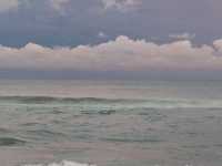 베트남 다낭 미케비치의 아름다운 일몰