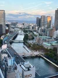 大阪堂島濱塔16樓WowUs的百萬夜景免費觀景台