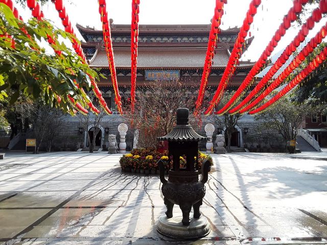Po Lin (Precious Lotus) Monastery - One of the major attractions at Ngong Ping on Lantau Island