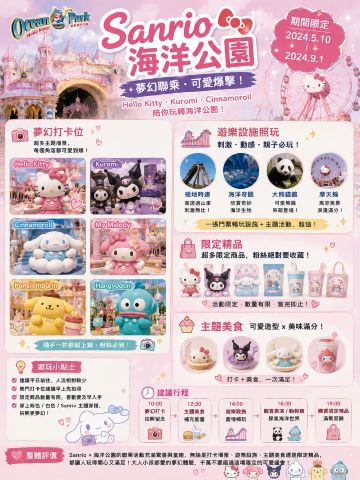 香港オーシャンパーク × サンリオ サマーパーティー｜ハローキティ