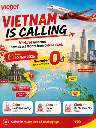 Vietnam just got much closer for Filipinos 🇵🇭 New Vietjet routes are finally here!
