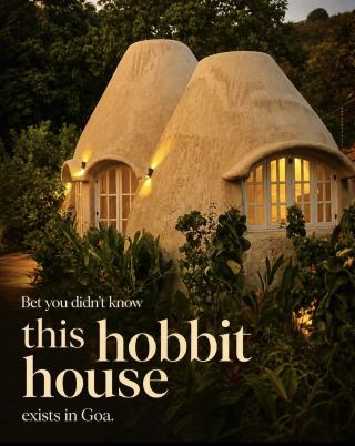 WHIMSICAL HOBBIT HOUSE in Goa: A Fairytale Escapade!