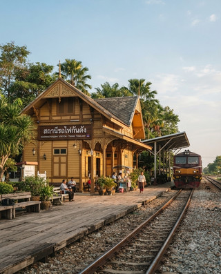 🚂 สถานีรถไฟกันตัง สถานีเล็ก ๆ ที่ซ่อนเรื่องราวของเมืองท่าเก่าแก่เอาไว้เต็มสถานี