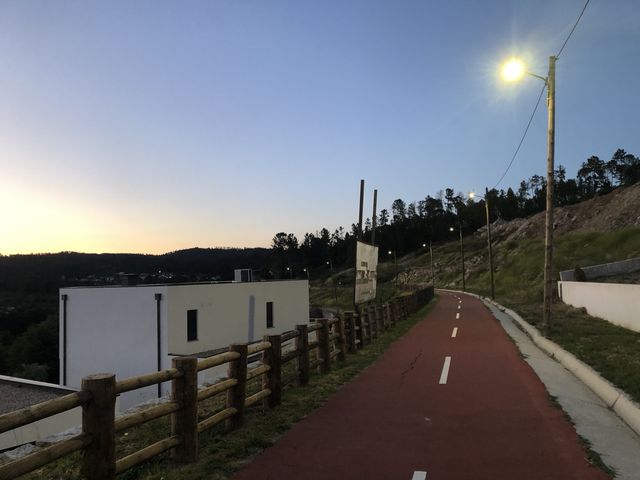 Great view of Viseu, Ecopista do Dao walks 