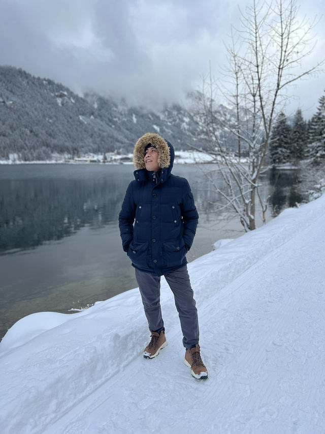 ❄️🏔️ Winter at Haldensee, Tirol – Where the Alps Whisper in Snow 🏔️❄️