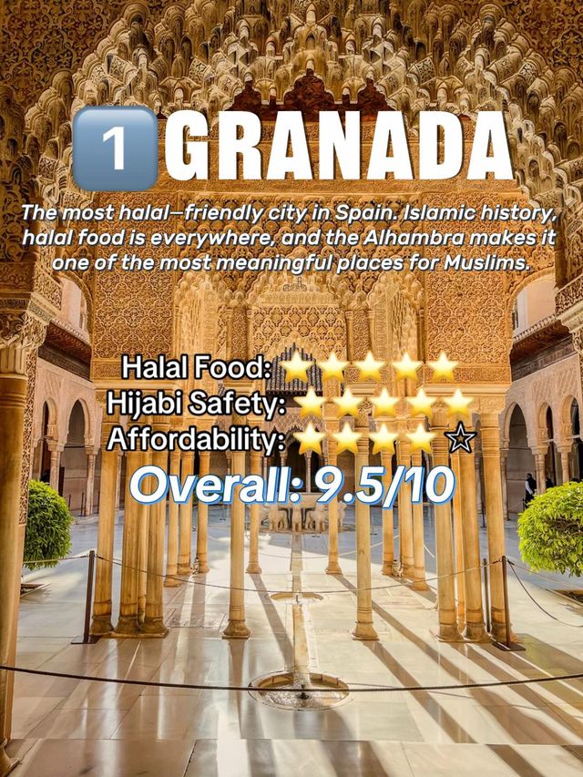 The MOST MUSLIM‑FRIENDLY CITIES IN SPAIN 🇪🇸 ranked →