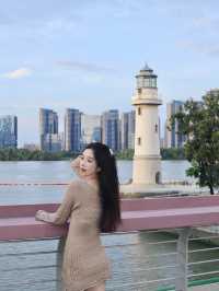 廣州南沙版「消失的她」同款燈塔