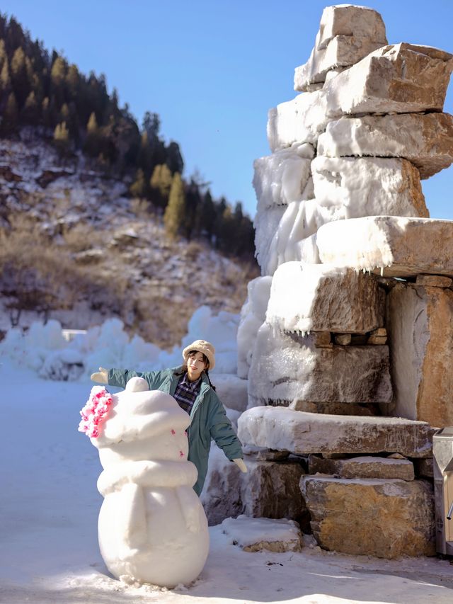 如果哈爾濱太冷就去淄博看冰雪世界！