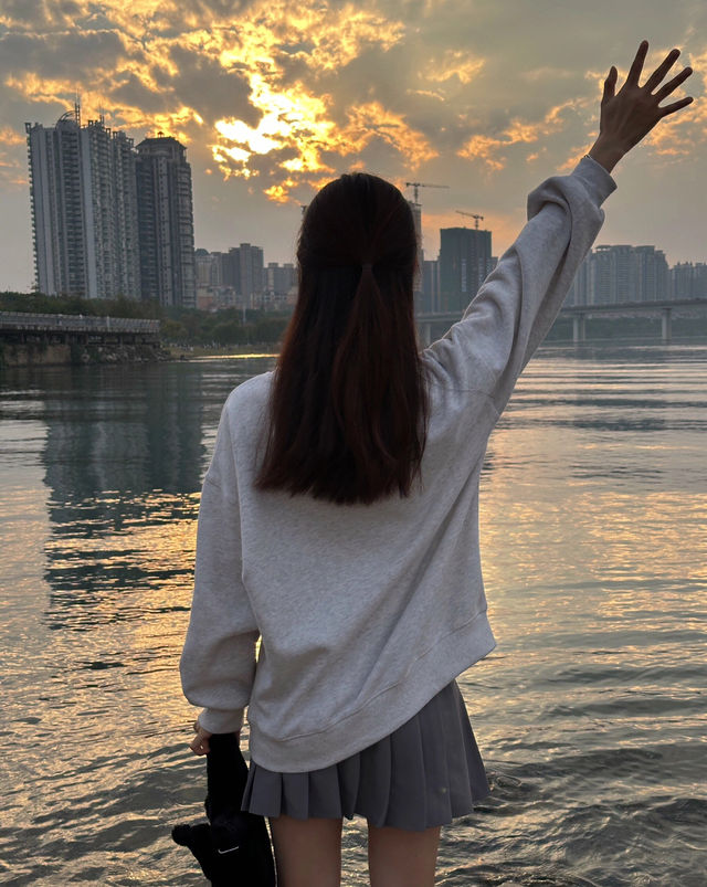 清遠拍照聖地-清遠“小洱海”|||地址:清遠北江南岸公園