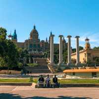 Beautiful Scenery Outside National Museum of Art in Barcelona 🇪🇸