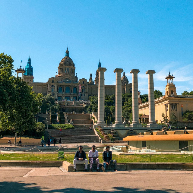 Beautiful Scenery Outside National Museum of Art in Barcelona 🇪🇸