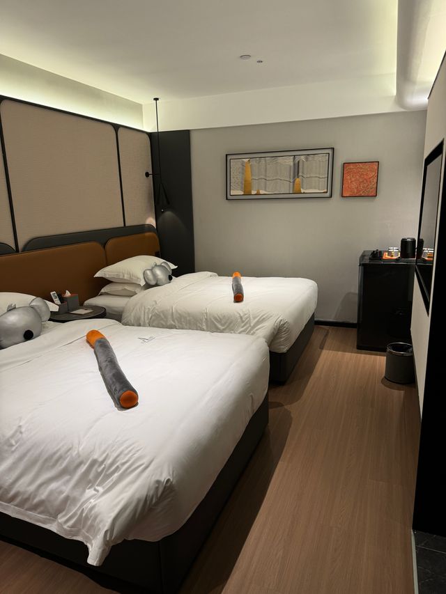 朋友們在長沙入住了一間超豪華的酒店。
